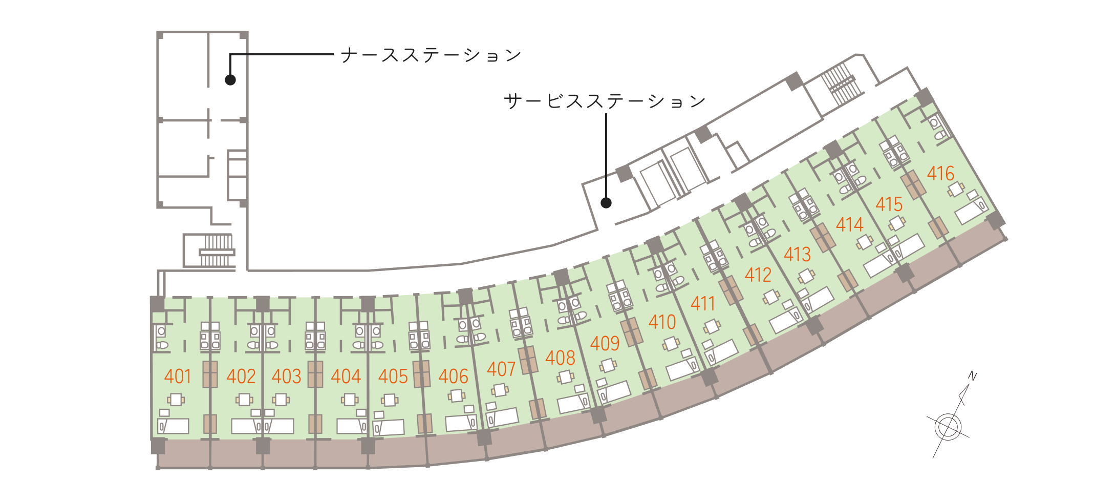 4F フロアマップ