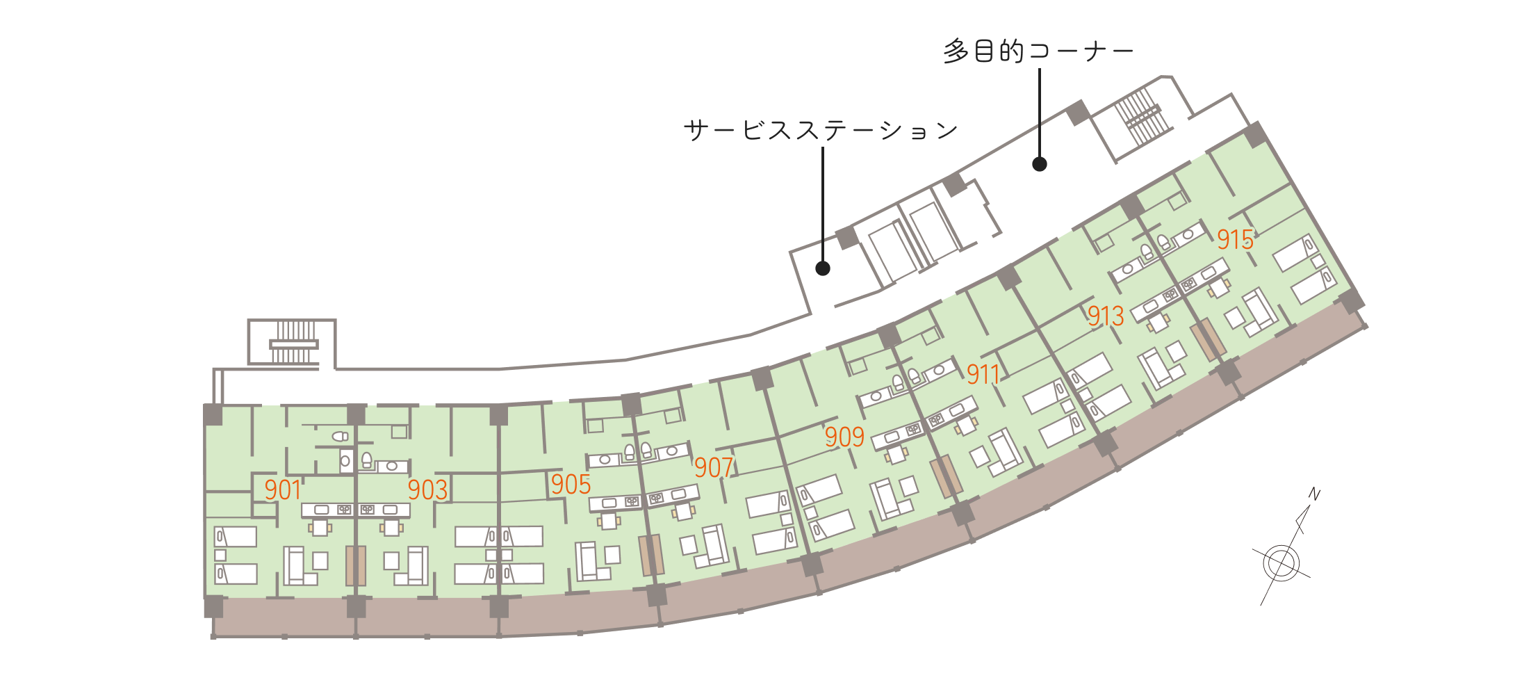 9F フロアマップ